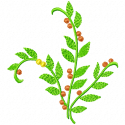Flowers And Tree Embroidery Design 9 Flowers And Tree Embroidery Design 9